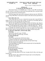 Kế hoạch Đại hội cháu ngoan Bác Hồ trường THCS Phúc An