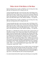 VÀI NÉT VỀ THƠ HAI CƯ VÀ THƠ CỦA BA SÔ