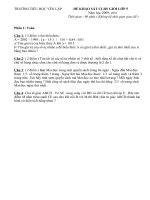 đề thi khảo sát học sinh giỏi toán lớp 5