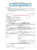 Giáo án Toán 7 chương 4