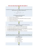 ảnh tạo bởi qua thấu kính phân kì