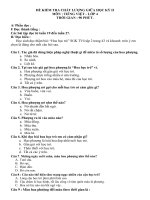 ĐỀ KT TIẾNG VIỆT L4 GIỮA HKII(CHUẨN)