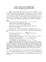 TUYỂN TẬP CÁC BÀI NHIỆT HỌC LUYỆN THI HỌC SINH GIỎI LỚP 9