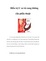 Điều trị U xơ tử cung không cần phẫu thuật potx