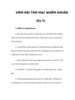 VIÊM NỘI TÂM MẠC NHIỄM KHUẨN (Kỳ 5) pps