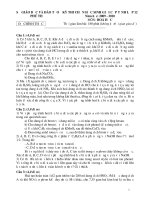 Đề Thi HSG HOÁ 12 - Tỉnh Phú Thọ [2009 - 2010] pps