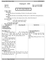 GA Hình học 6 HKII (PPCT mới - Hay, Khoa Học)