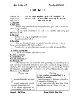 Giáo án Lịch Sử 7 kì 2 chuẩn