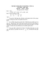 ĐỀ THI HSG CẤP TRƯỜNG(VÒNG 2).KHỐI 5