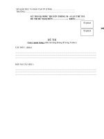 Mẫu đề thi olympic 30/4/2010