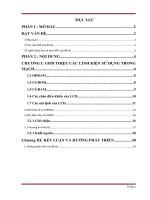 Kiểm soát lượng nước trong bình hiển thị trên LCD