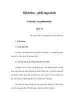 Bệnh tim - phổi mạn tính (Chronic cor-pulmonale) (Kỳ 3) doc