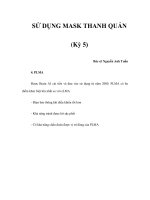 SỬ DỤNG MASK THANH QUẢN (Kỳ 5) potx