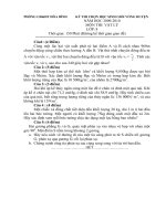 Đề HSG Lý 8 vòng huyện 09-10_có dáp án