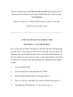 Thủ tục vận chuyển chất thải nguy hại xuyên biên giới theo quy định của công ước basel về kiểm soát việc vận chuyển xuyên biên giới chất thải nguy hại và tiêu huỷ chúng pptx