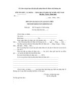 Mẫu đơn xin gia hạn (cấp lại) giấy phép thăm dò (khảo sát) khoáng sản pdf