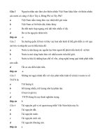 Trắc nghiệm địa lý 12 ppsx