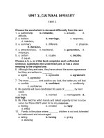 UNIT 2_CULTURAL DIVERSITY_Test 2.doc
