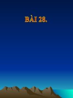 bài 28. vấn đề tổ chức lãnh thổ công nghiệp