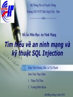 Giáo trình CEH v7 tiếng việt    chương 14 SQL injection