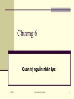 chương 6  quản trị nguồn nhân lực