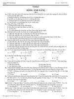 Trắc nghiệm chương 5 Vật lý 12