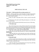 Phiếu đánh giá tiêu chí từ 1-7