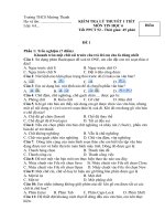 Tiết 52 KT 1 tiết