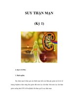 SUY THẬN MẠN (Kỳ 1) ppsx