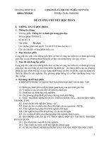 đề cương chi tiết thống kê và đánh giá trong giáo dục