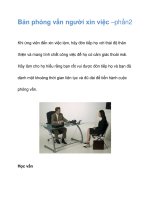 Bản phỏng vấn người xin việc –phần2 pot
