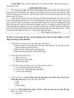 ĐỀ KIỂM TRA ĐỌC HIỂU LỚP 3