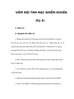 VIÊM NỘI TÂM MẠC NHIỄM KHUẨN (Kỳ 4) pot