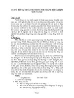 TẠO SỰ HỨNG THÚ TRONG THỰC HÀNH THÍ NGHIỆM MÔN VẬT LÝ