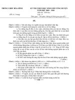 Đề HSG Sinh 9 vòng huyện 09-10_có dáp án