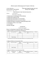 Mẫu báo cáo quản lý chất thải nguy hại của Sở Tài nguyên và Môi trường pot