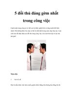 5 đối thủ đáng gờm nhất trong công việc docx