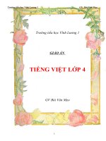 Giáo án lớp 4 môn tiếng việt ppt