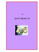 đề  thi quản trị dự án