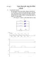 Thiết kế nguồn cấp điện cho động cơ một chiều kích từ độc lập, chương 2 pptx