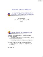 TRƯỜNG TINH THỂ HÓA HỮU CƠ