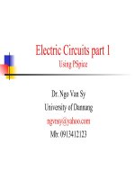 Electric Circuits - Chương 3: Các mạch RLC đơn giản dưới tác động DC và AC ppt