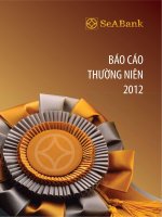 báo cáo thường niên 2012 ngân hàng đông nam á seabank