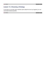 10 Minute Guide to Investing in Stocks Chapter 13 pps