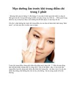 Mẹo dưỡng ẩm trước khi trang điểm chỉ trong 1 phút ppsx