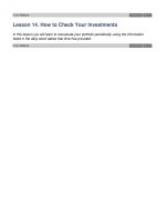 10 Minute Guide to Investing in Stocks Chapter 13 doc