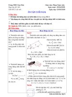 Tiết 68 + 69. HH8. ÔN tập cuối năm.
