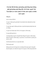 Cho thuê đất đã được giải phóng mặt bằng hoặc không phải giải phóng mặt bằng đối với tổ chức, người Việt Nam định cư ở nước ngoài, tổ chức nước ngoài, cá nhân nước ngoài pptx