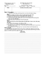 Bài TLV số 5 lớp 9