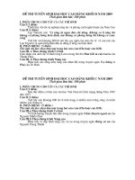 De thi thu DH khoi C, D nam 2009